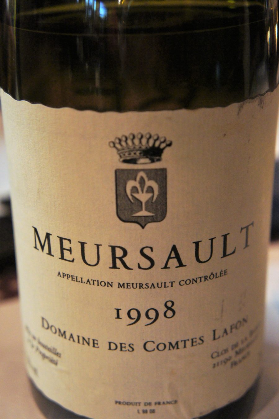 MEURSAULT ムルソー クロドラバール 2003 コントラフォン - 飲料/酒
