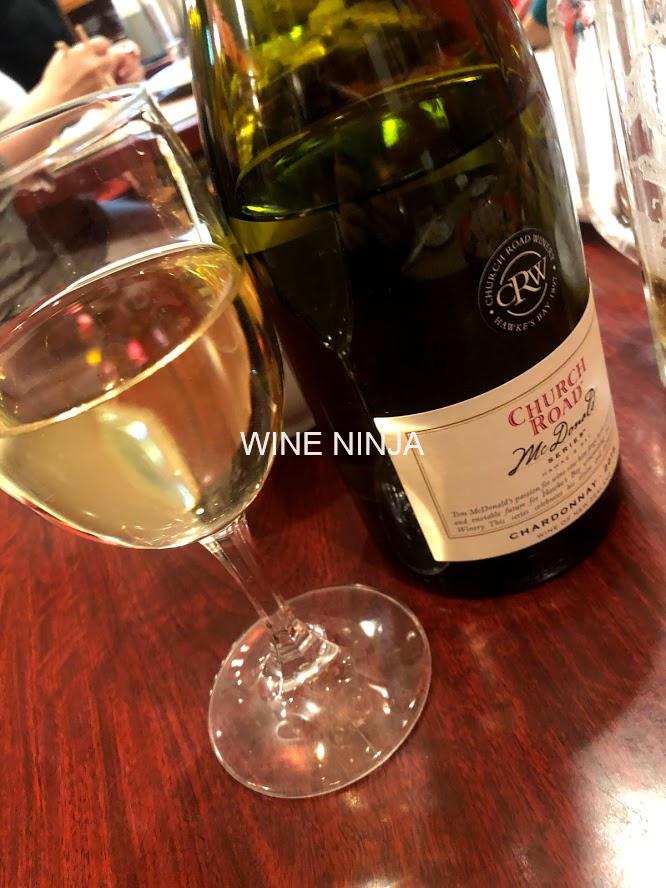 飲んだワイン チャーチ・ロード/シャルドネ2018 8点 | ワイン忍者